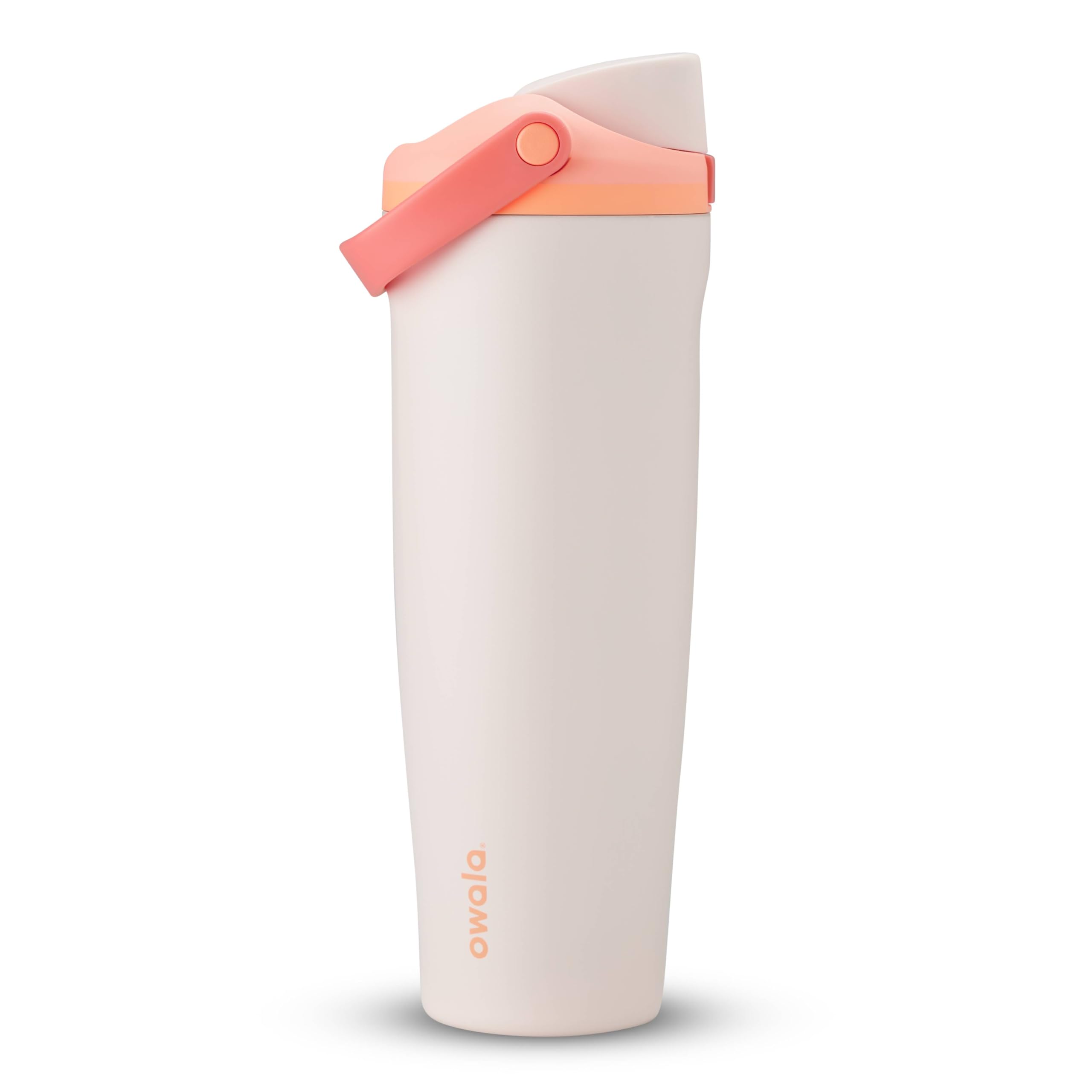 Owala FreeSip Sway Insulated Stainless Steel Water Bottle with Two-Way Spout, Built-In Straw and Bucket Handle, Made for Travel, School, and Sports, 40oz, BPA Free, Leak Proof, Iced Breeze