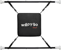 Doorway Punching Bag Mini Portable Boxing Bag Apartment Friendly Workouts Aerobic Exercise Stress Relief Boxing accessories Speed Bag Stand Sports Fitness Workout Equipment 28"-36" Size Black