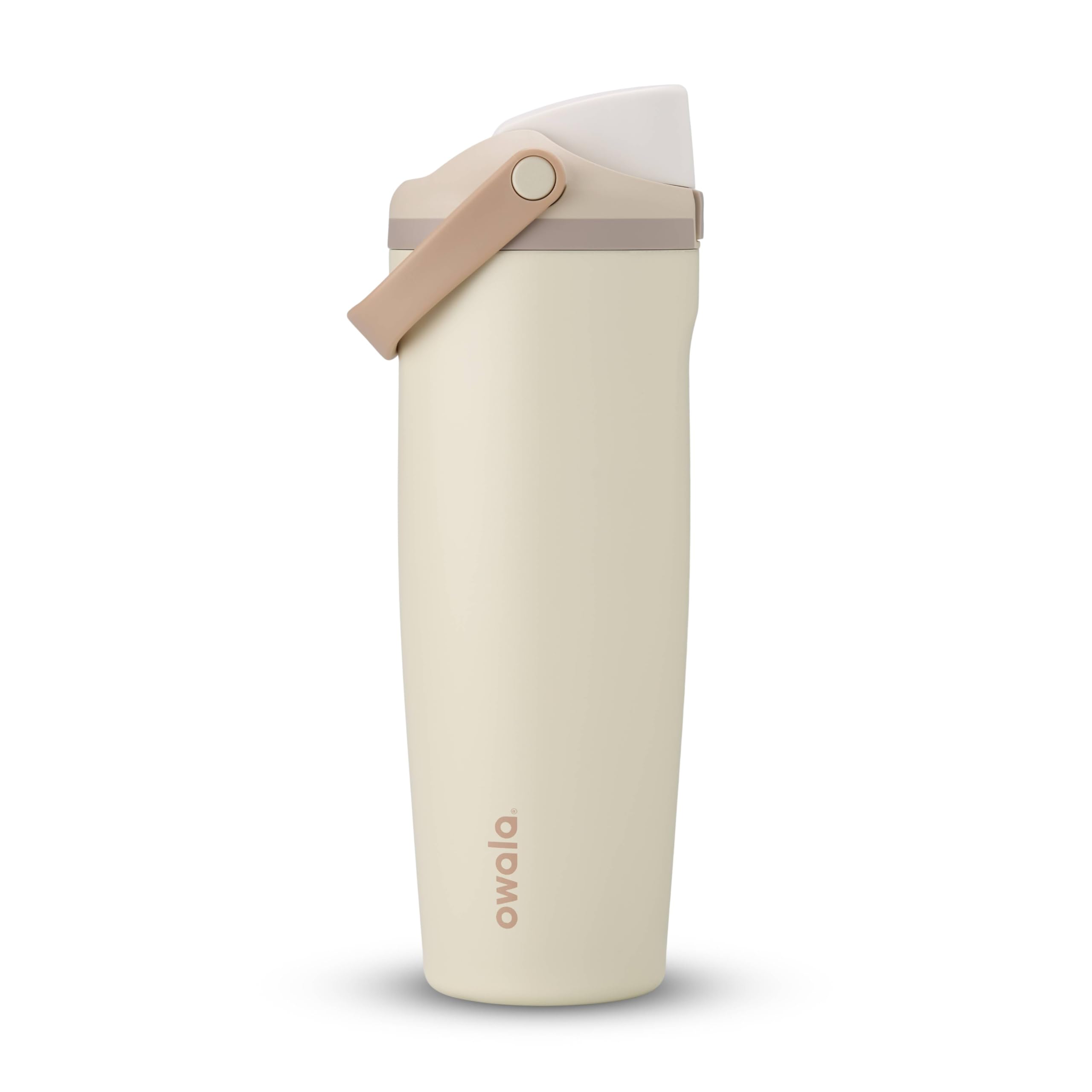 Owala FreeSip Sway Insulated Stainless Steel Water Bottle with Two-Way Spout, Built-In Straw and Bucket Handle, Made for Travel, School, and Sports, 40oz, BPA Free, Leak Proof, Iced Breeze