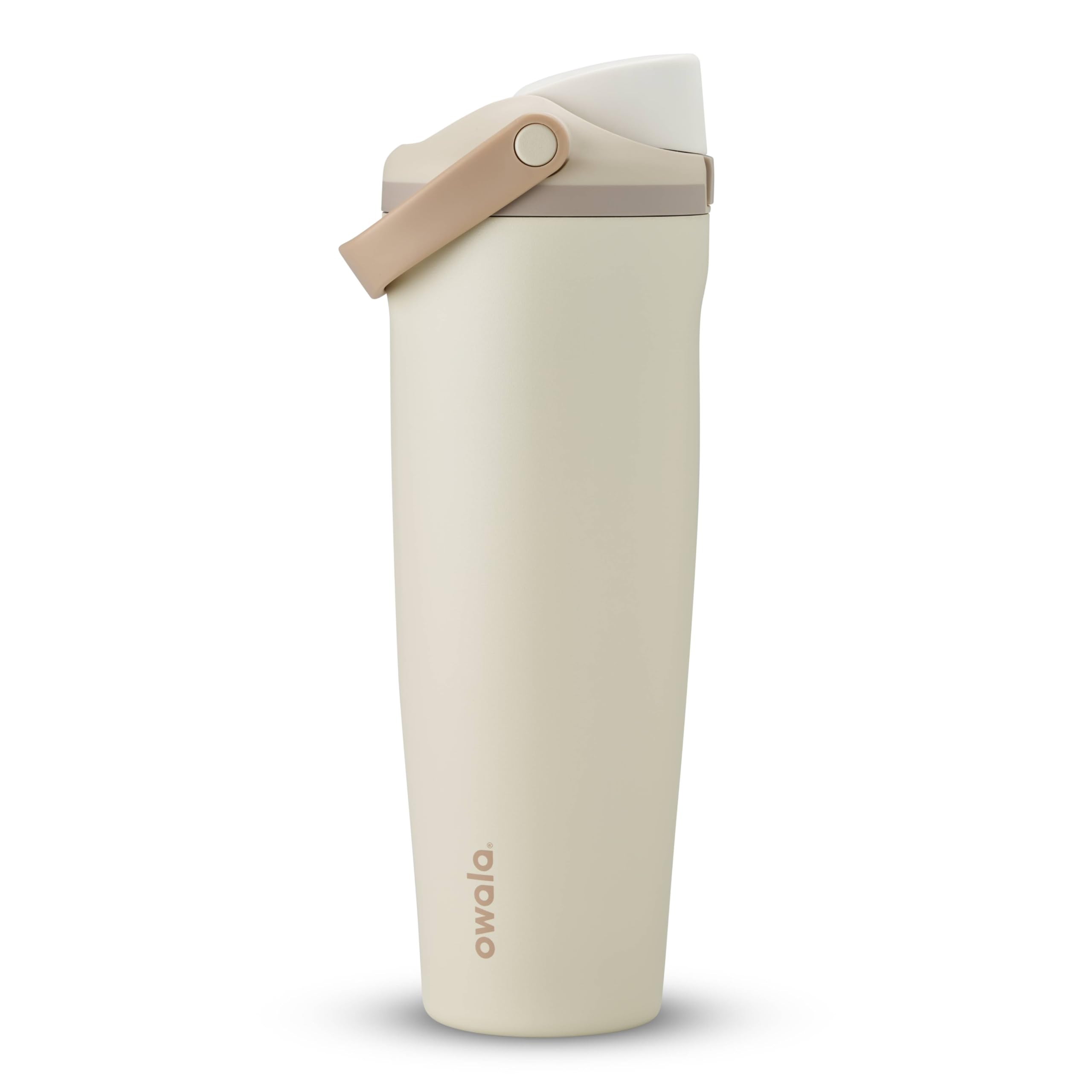 Owala FreeSip Sway Insulated Stainless Steel Water Bottle with Two-Way Spout, Built-In Straw and Bucket Handle, Made for Travel, School, and Sports, 40oz, BPA Free, Leak Proof, Iced Breeze
