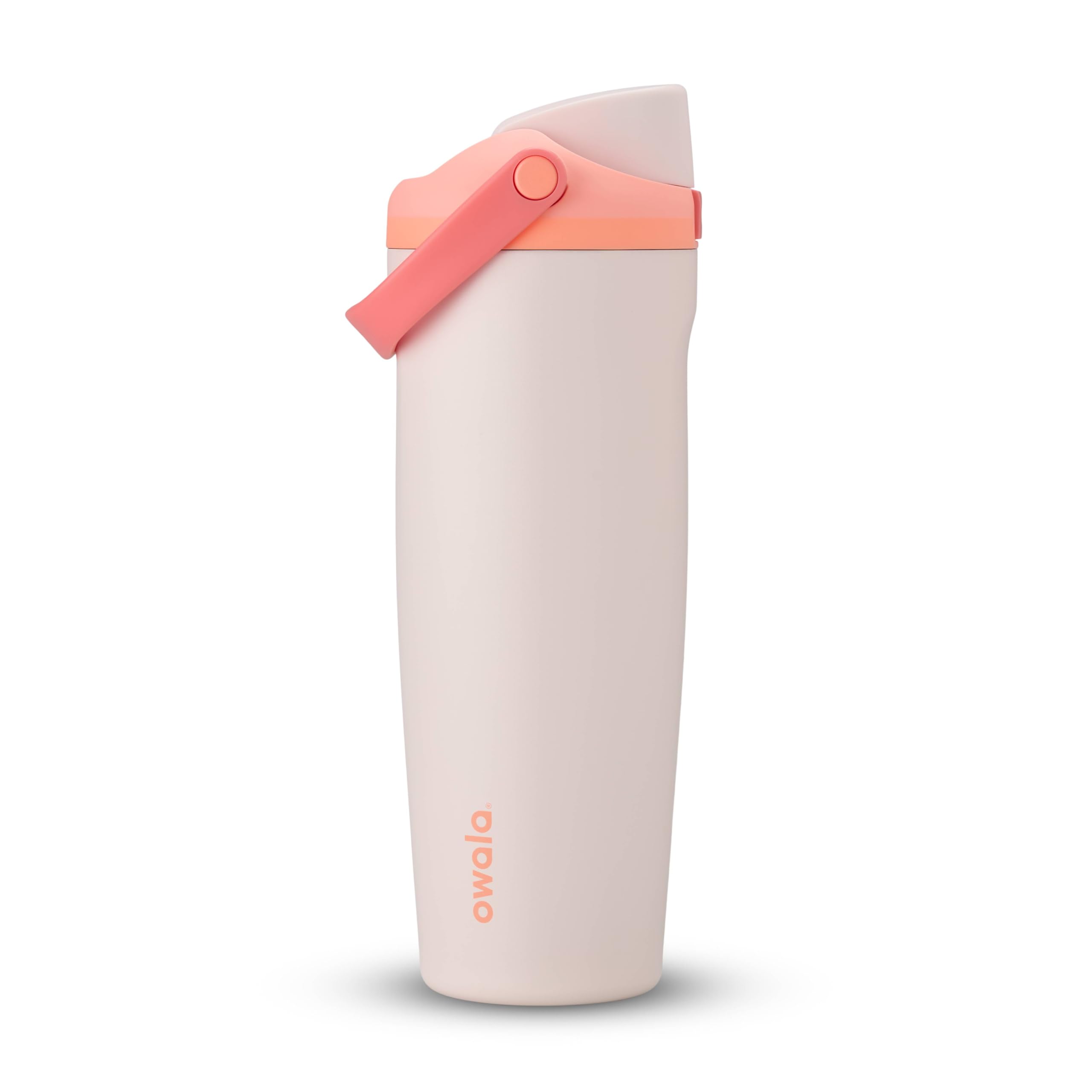 Owala FreeSip Sway Insulated Stainless Steel Water Bottle with Two-Way Spout, Built-In Straw and Bucket Handle, Made for Travel, School, and Sports, 40oz, BPA Free, Leak Proof, Iced Breeze