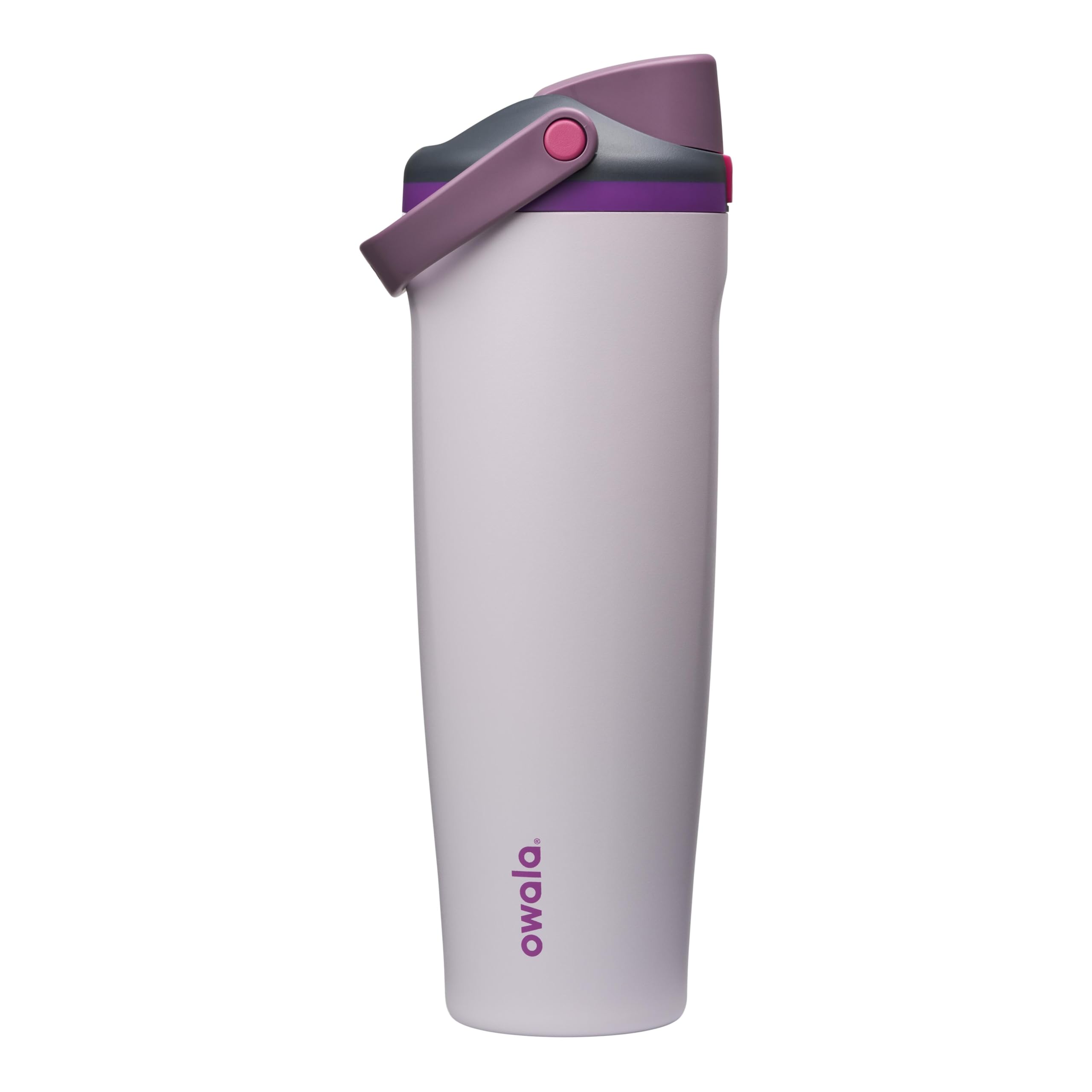 Owala FreeSip Sway Insulated Stainless Steel Water Bottle with Two-Way Spout, Built-In Straw and Bucket Handle, Made for Travel, School, and Sports, 40oz, BPA Free, Leak Proof, Iced Breeze