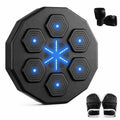 Music Boxing Machine, Ideal Gifts for Adults, Teens, Kids, Wall Mounted Electronic Bluetooth Punching Target with Boxing Gloves, Fun Boxing Games for Home