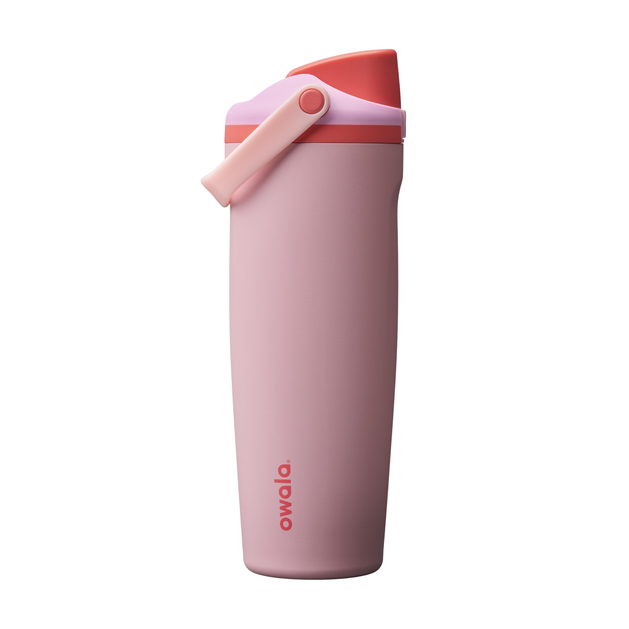 Owala FreeSip Sway Insulated Stainless Steel Water Bottle with Two-Way Spout, Built-In Straw and Bucket Handle, Made for Travel, School, and Sports, 40oz, BPA Free, Leak Proof, Iced Breeze