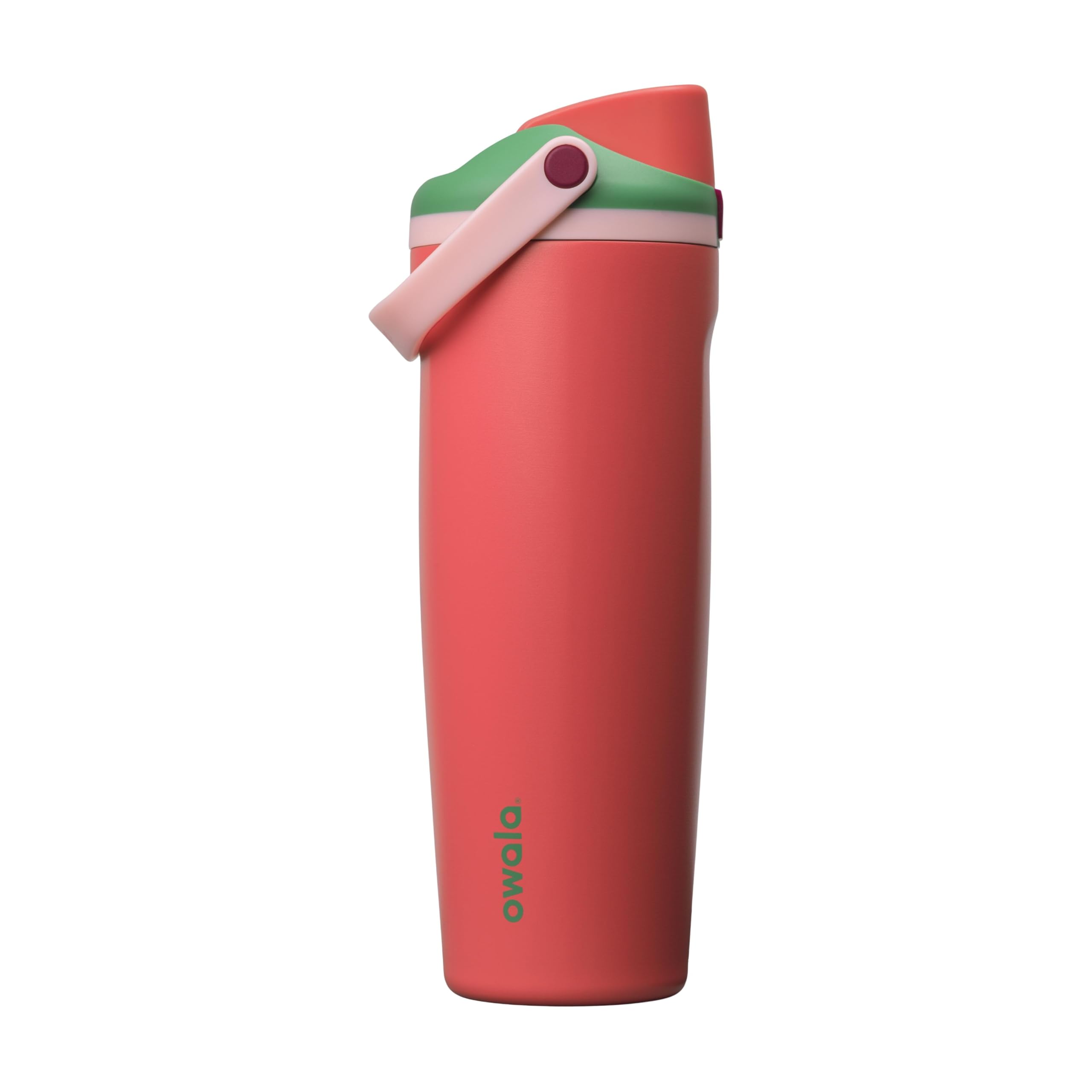 Owala FreeSip Sway Insulated Stainless Steel Water Bottle with Two-Way Spout, Built-In Straw and Bucket Handle, Made for Travel, School, and Sports, 40oz, BPA Free, Leak Proof, Iced Breeze