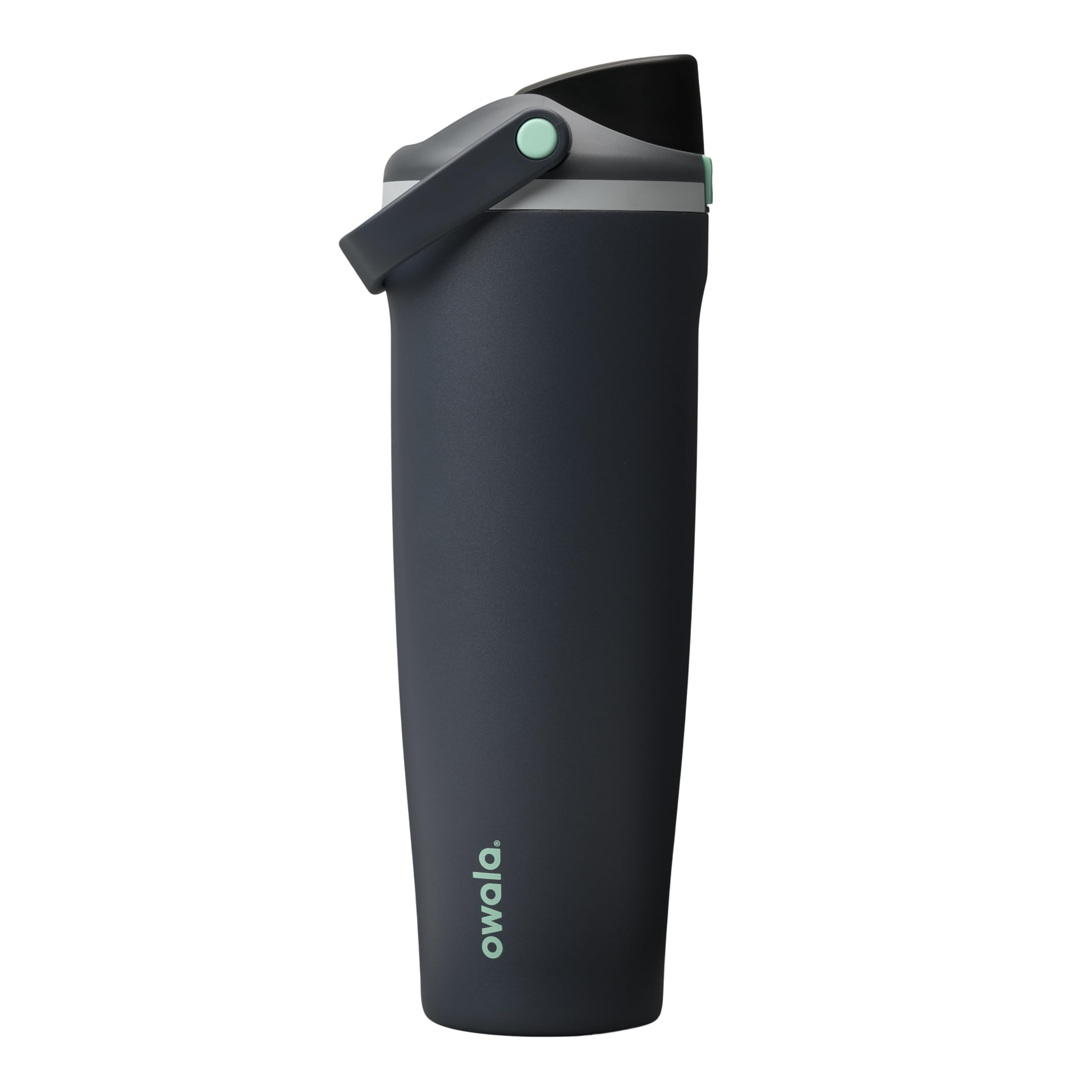 Owala FreeSip Sway Insulated Stainless Steel Water Bottle with Two-Way Spout, Built-In Straw and Bucket Handle, Made for Travel, School, and Sports, 40oz, BPA Free, Leak Proof, Iced Breeze