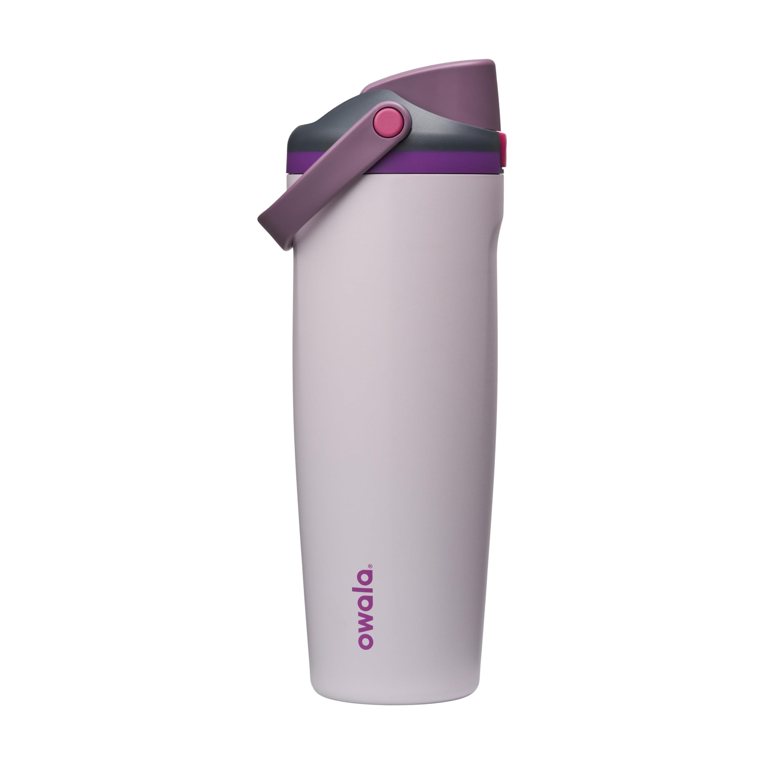 Owala FreeSip Sway Insulated Stainless Steel Water Bottle with Two-Way Spout, Built-In Straw and Bucket Handle, Made for Travel, School, and Sports, 40oz, BPA Free, Leak Proof, Iced Breeze