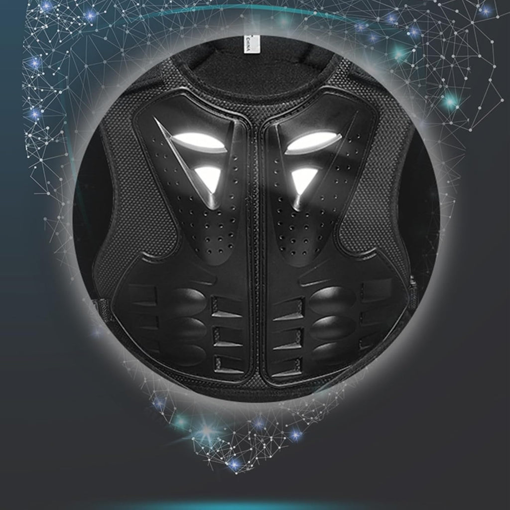 Motocross Gear - Thoracic Protector with Knee and Elbow Protectors | Motorcycle Riding Gear for Boys and Girls 8-15 Years Old Motorcycle Bike Ski Skating