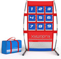 Baseball & Softball Pitching Target and Kids Football Throwing，Strike Zone Target for Pitching Net, Can be Quickly Installed and Disassembled,with Carrying Bag