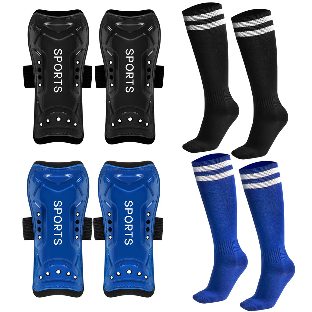 Soccer Shin Guards, Youth Soccer Shin Pads, Breathable and Lightweight Child Calf Protective Gear Soccer Equipment for 3-15 Years Old Boys Girls Toddler Kids Teenagers