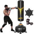 Freestanding Punching Bag,with Boxing Gloves Heavy Boxing Bag with Suction Cup Base for Adult - Boxing Training Equipment Kickboxing Bags for Training MMA Muay Thai Fitness Home Gym