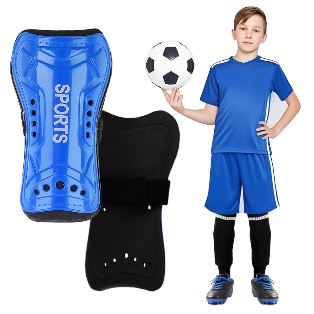 Youth Soccer Shin Guards for Kids Shin Pads Child Calf Protective Gear Protective Soccer Equipment for Boys Girls Children 3-15 Years Old