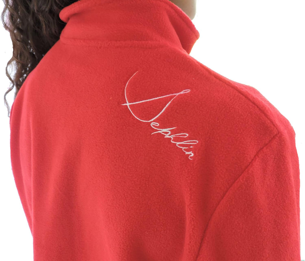 Lady E Junior Girls Red & White Polar Fleece
