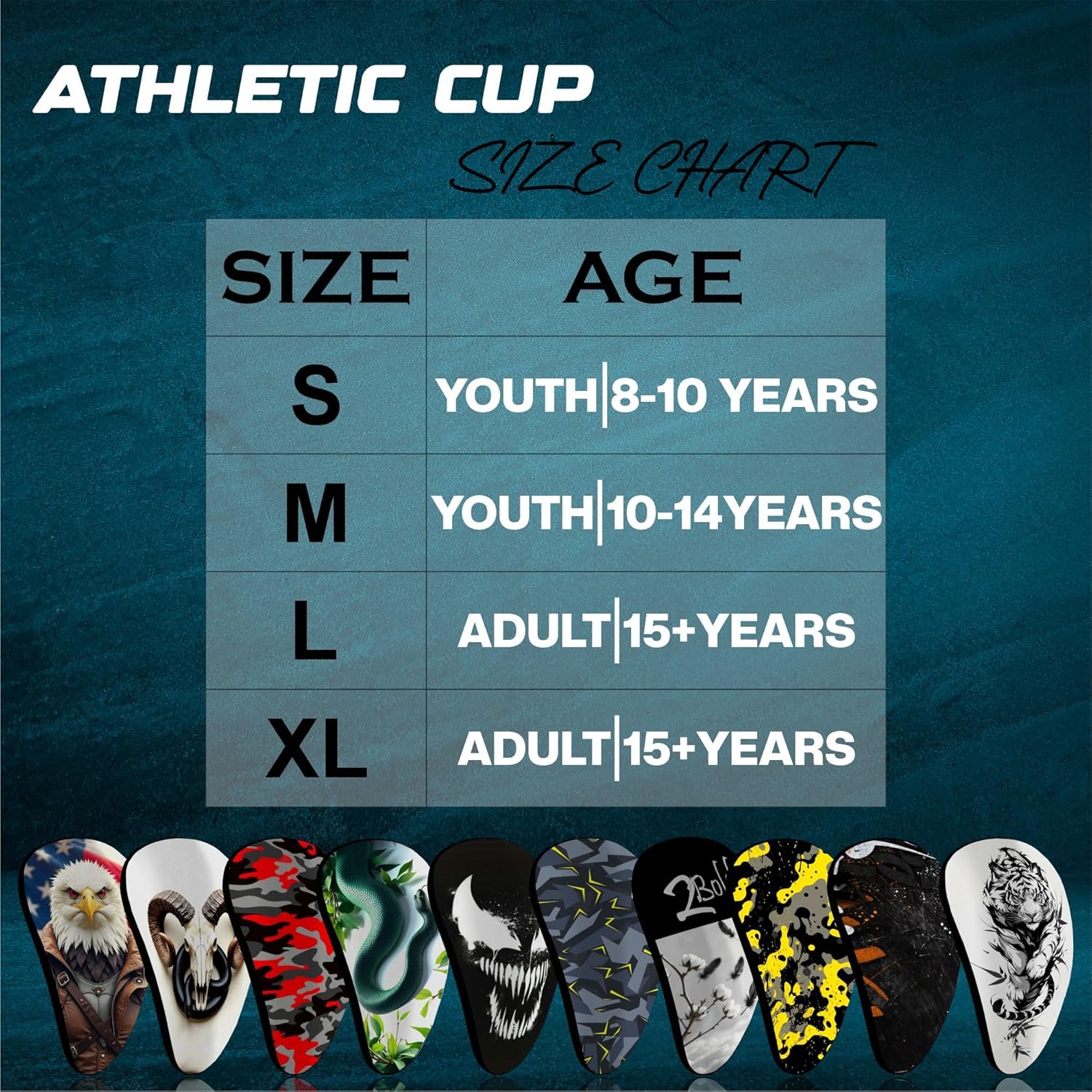 2BOLD Lightweight Protective Groin for Adult & Youth Shock Absorbent Athletic Cup for Sports T-Ball Baseball Football Hockey